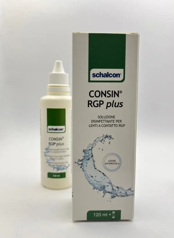 محلول شستشوی لنز سخت و اسکلرال شالکون مدل CONSIN RGP plus