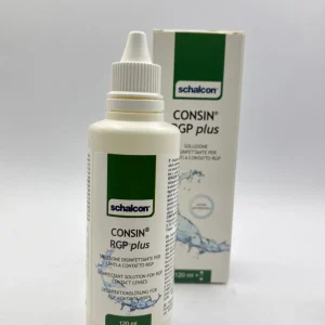 محلول شستشوی لنز سخت و اسکلرال شالکون مدل CONSIN RGP plus
