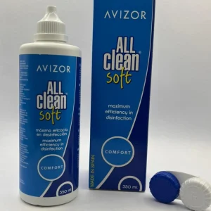 محلول شستشوی لنز نرم آویزور مدل all clean soft