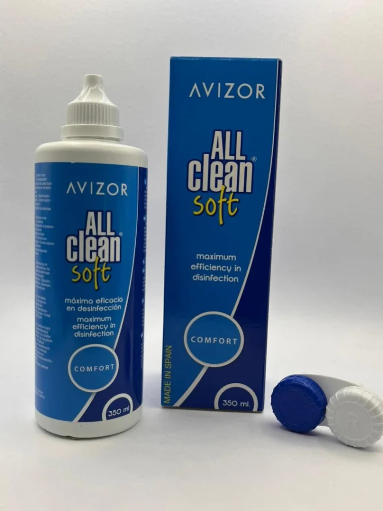 محلول شستشوی لنز نرم آویزور مدل all clean soft