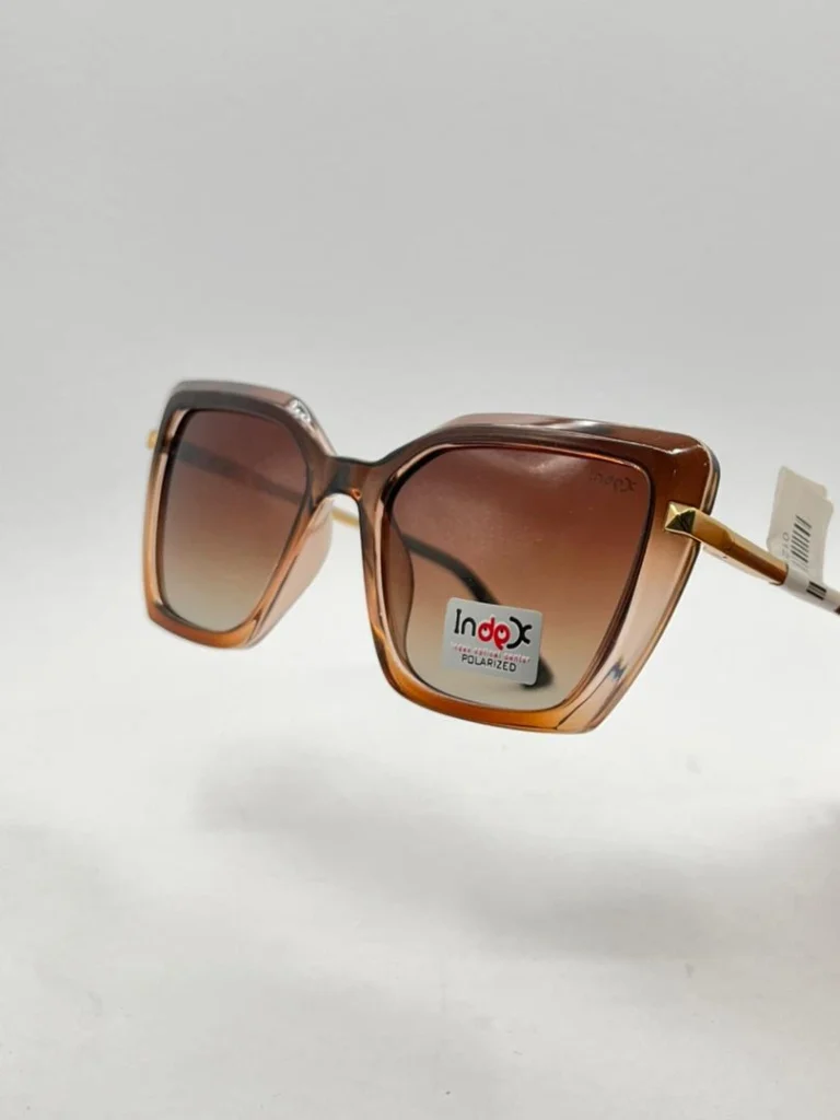 عینک آفتابی زنانه INDEX-2025/40 قهوه ای