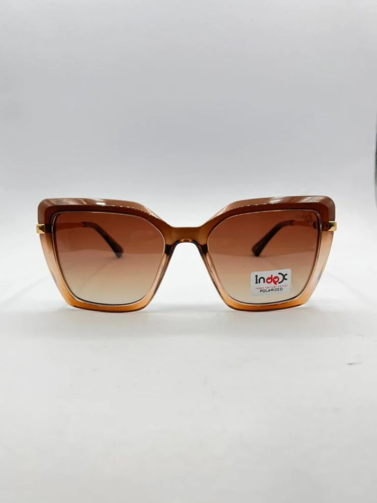 عینک آفتابی زنانه INDEX-2025/40 قهوه ای