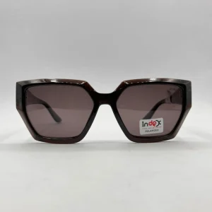 عینک آفتابی زنانه INDEX-2025/39 قهوه ای